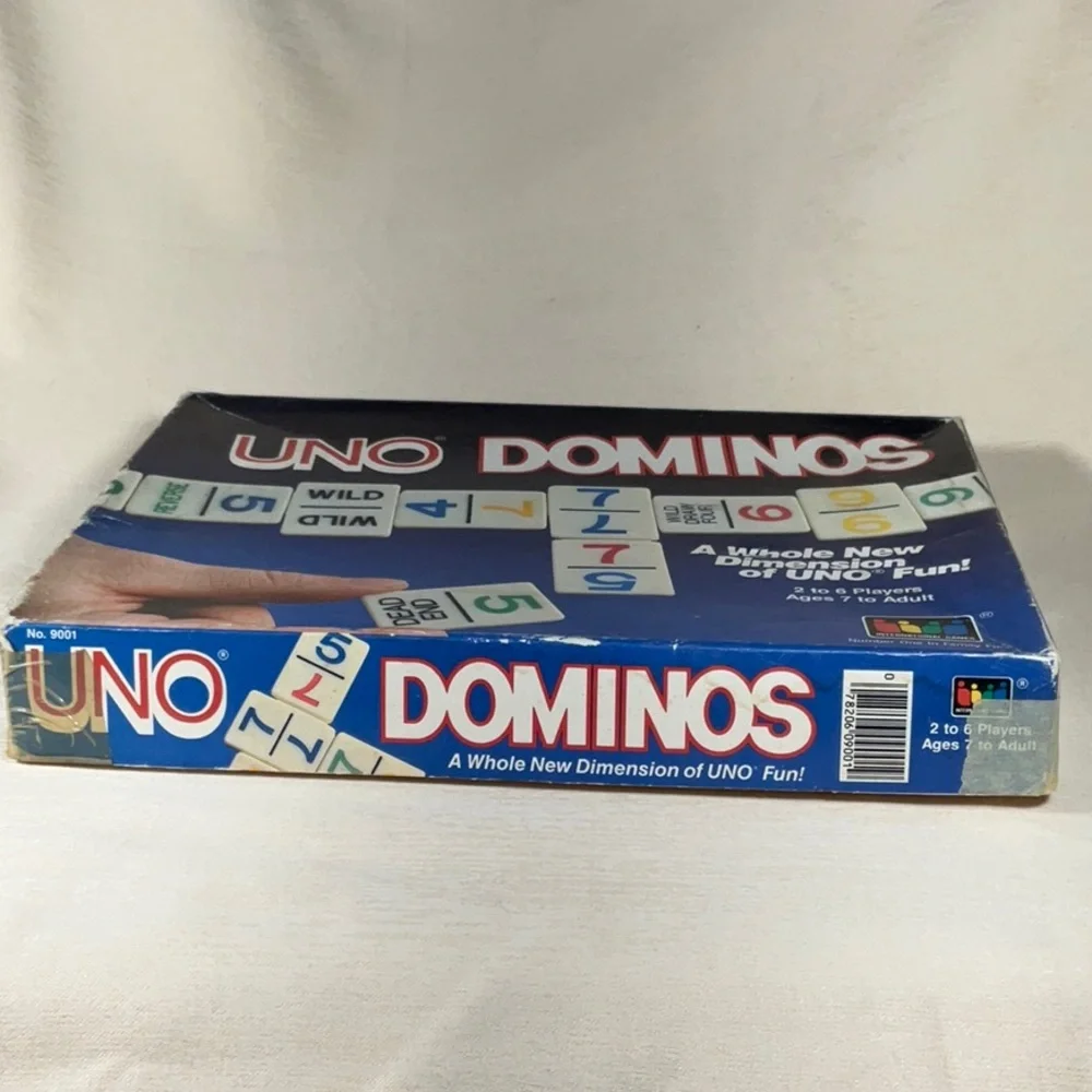 Vintage Uno Dominos by International Games A Whole New Dimension of UNO Fun!